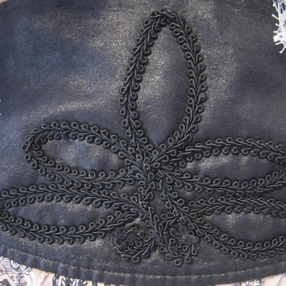 A STEP IN TIME LIP SERVICE PUNK STEAMPUNK GOTH VICTORIA PRINT FULL MAXI SKIRT - Picture 4 of 10